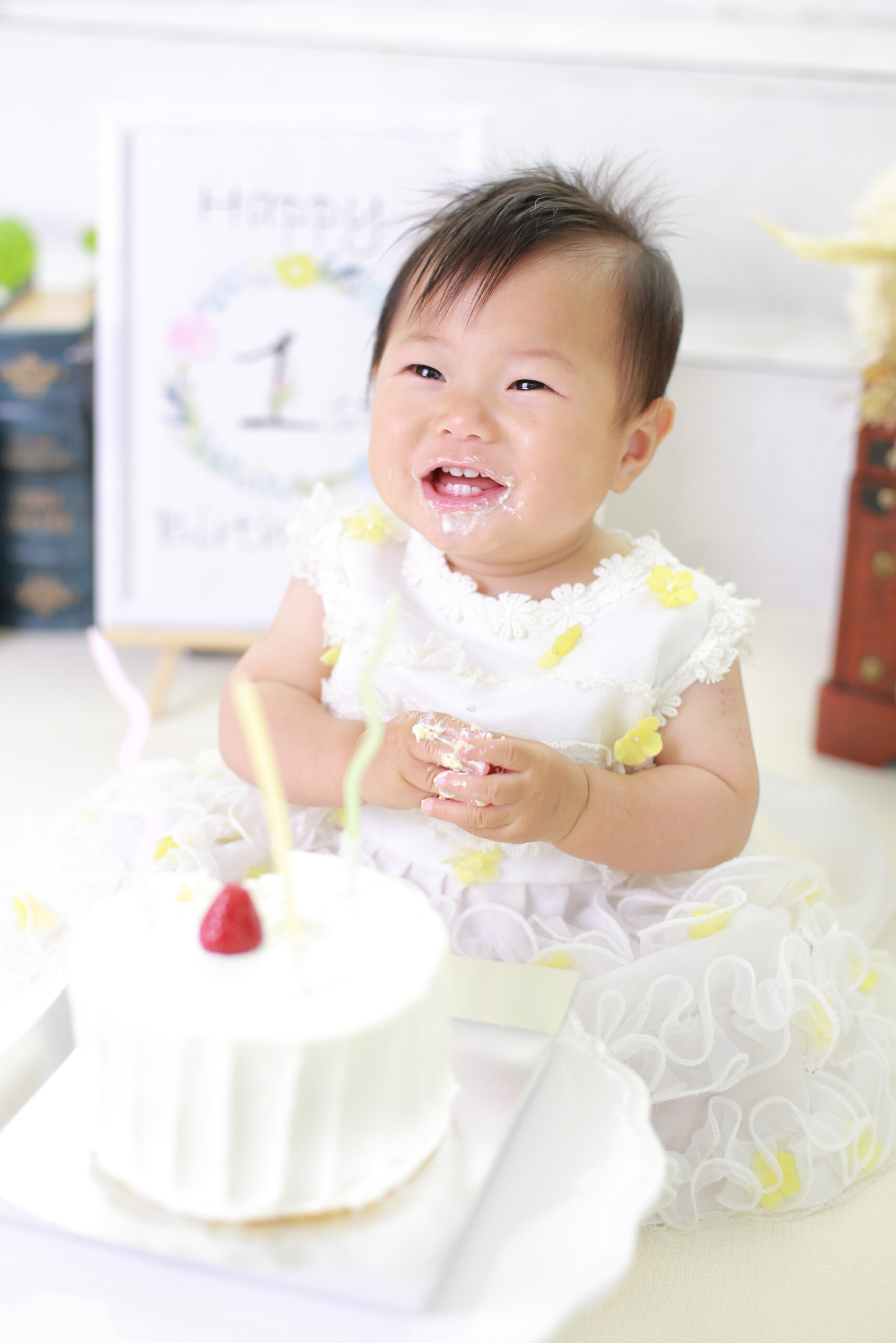 アニーズスタジオ長岡館　スマッシュケーキ　1歳の誕生日