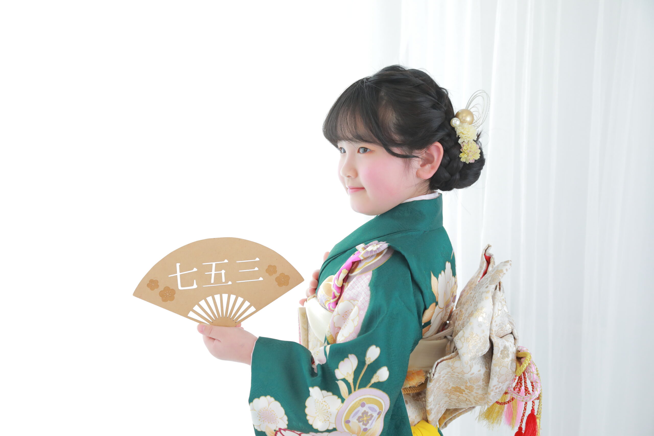 七五三　和装　着物　写真館　フォトスタジオ　アニーズスタジオ　上越