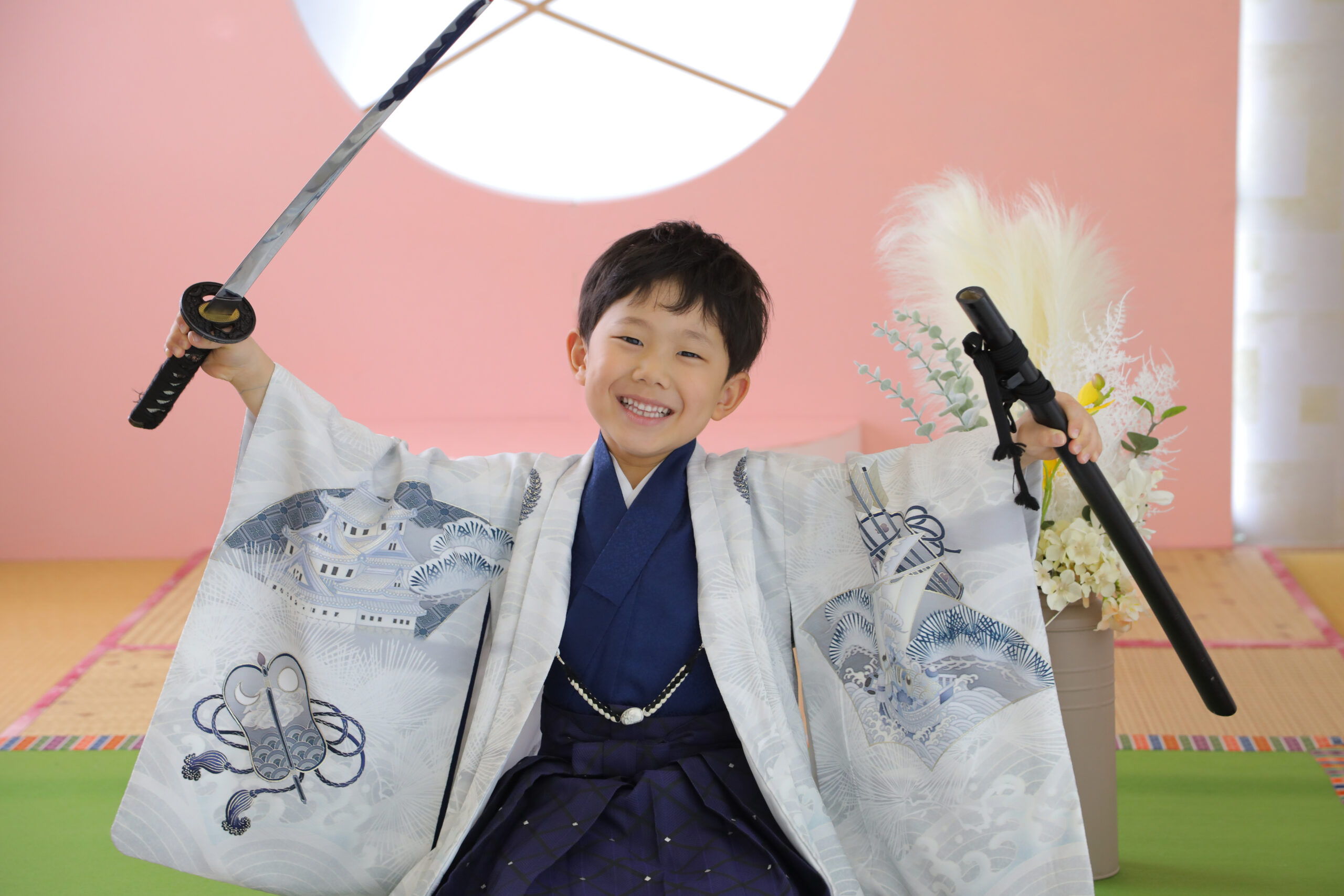 男の子 袴 刀 和装 七五三 着物