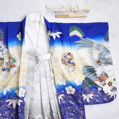 七五三　和装　着物　長岡　新潟　3歳　写真館　フォトスタジオ　神社　お参り　アニーズスタジオ　撮影　外出　袴　お被布　可愛い