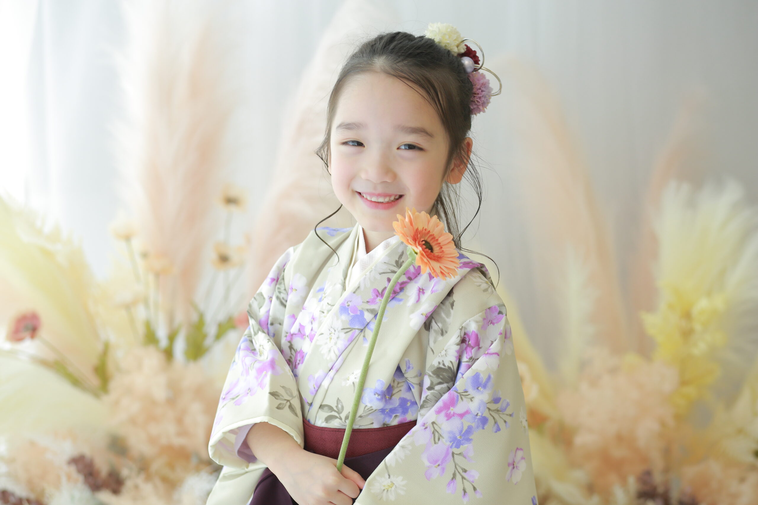 卒園式　入学　卒業袴　和装　着物　かわいい　上越　フォトスタジオ　写真館　