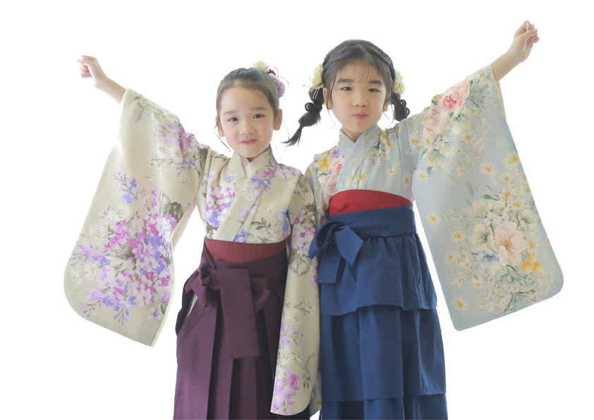 写真館　入学　卒業　和装　姉妹写真　上越　アニーズスタジオ　長岡　フォトスタジオ