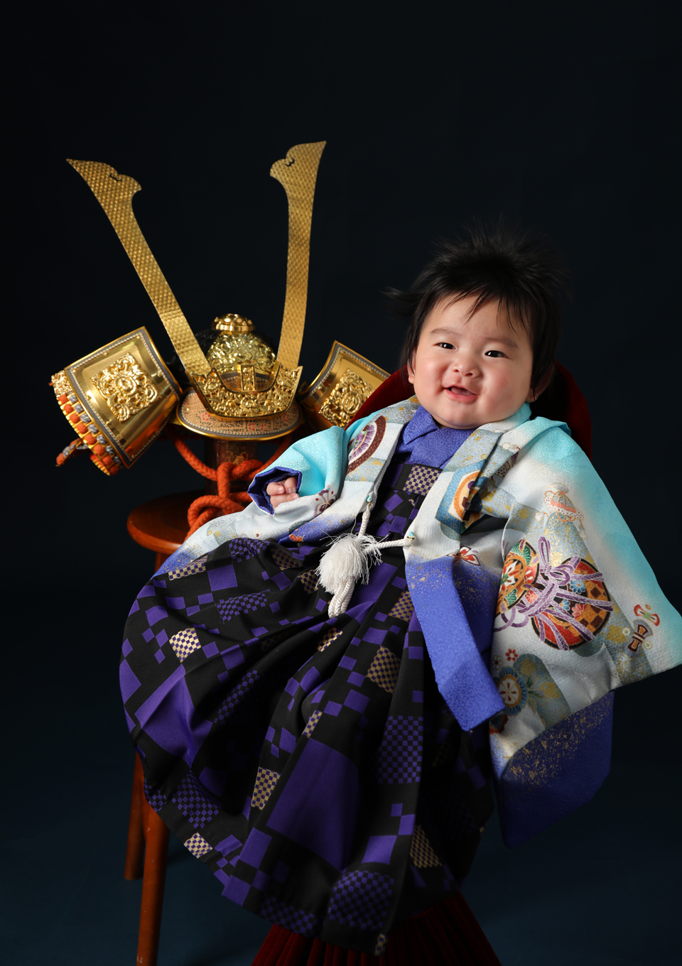 百日　100日撮影　和装　着物