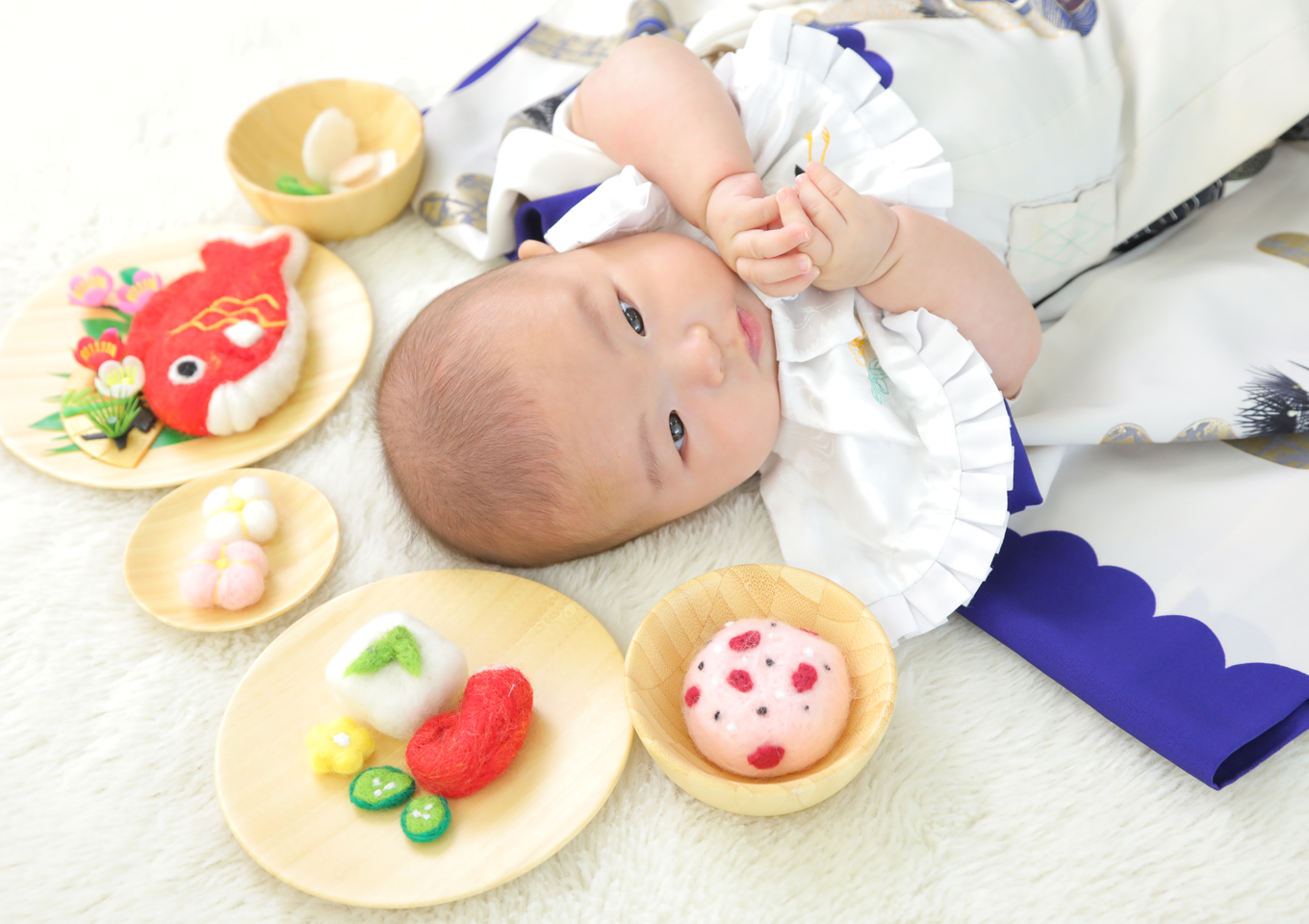 百日　100日　お祝着