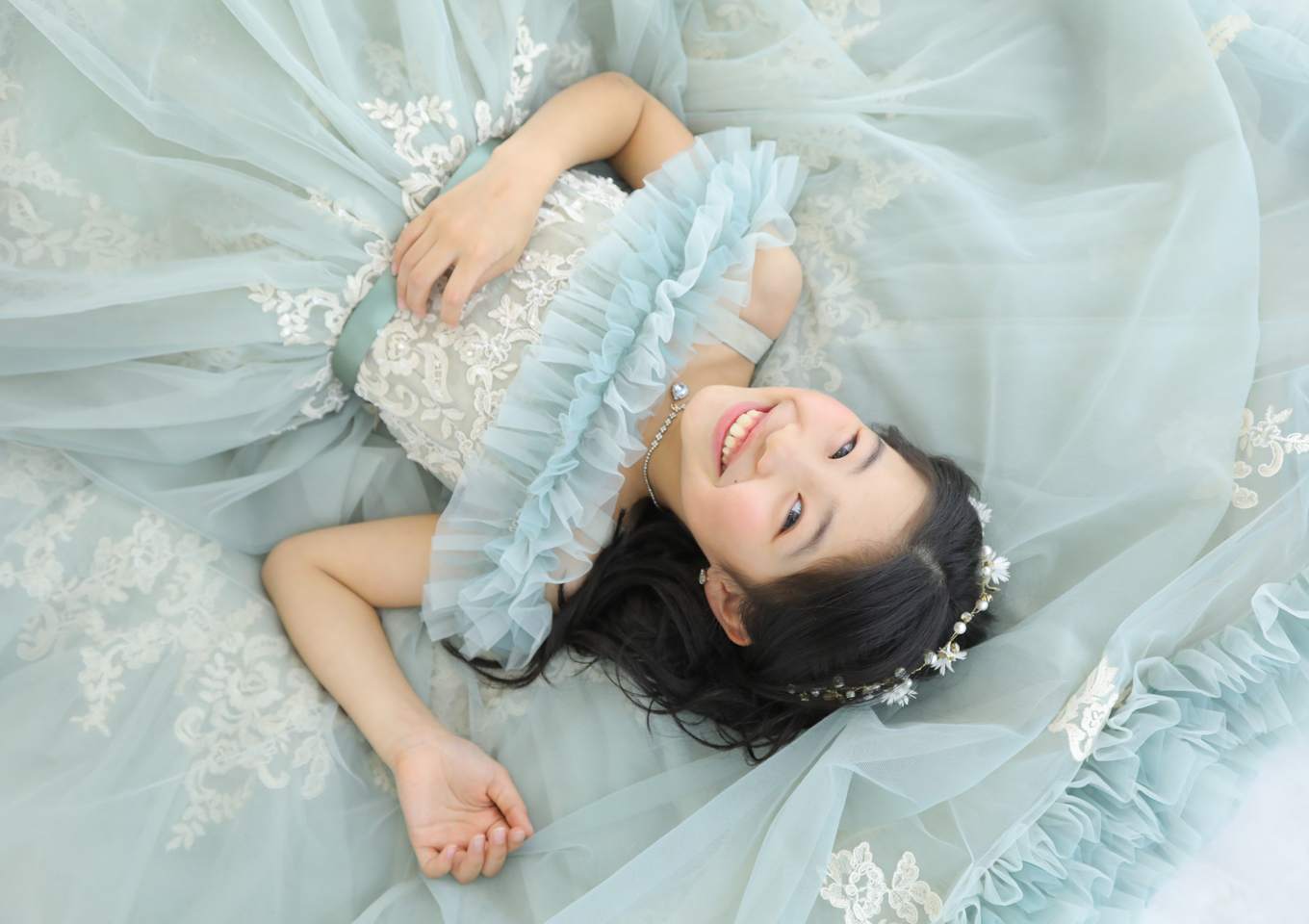 1/2成人式　2分の1成人式　記念写真　10歳　ドレス　アニーズスタジオ上越館　フォトスタジオ　写真館