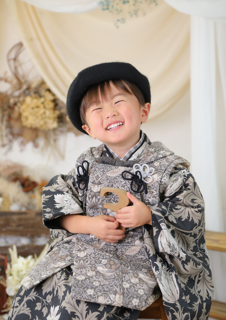 七五三　753　3歳　和装