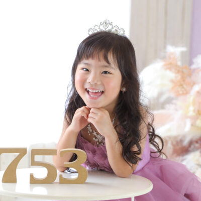 写真館　アニーズスタジオ上越館　フォトスタジオ　ドレス　七五三　753　記念写真