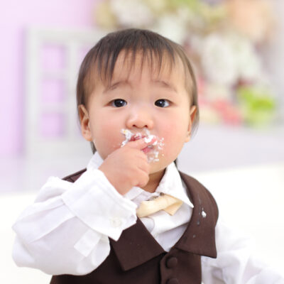 誕生日　スマッシュケーキ