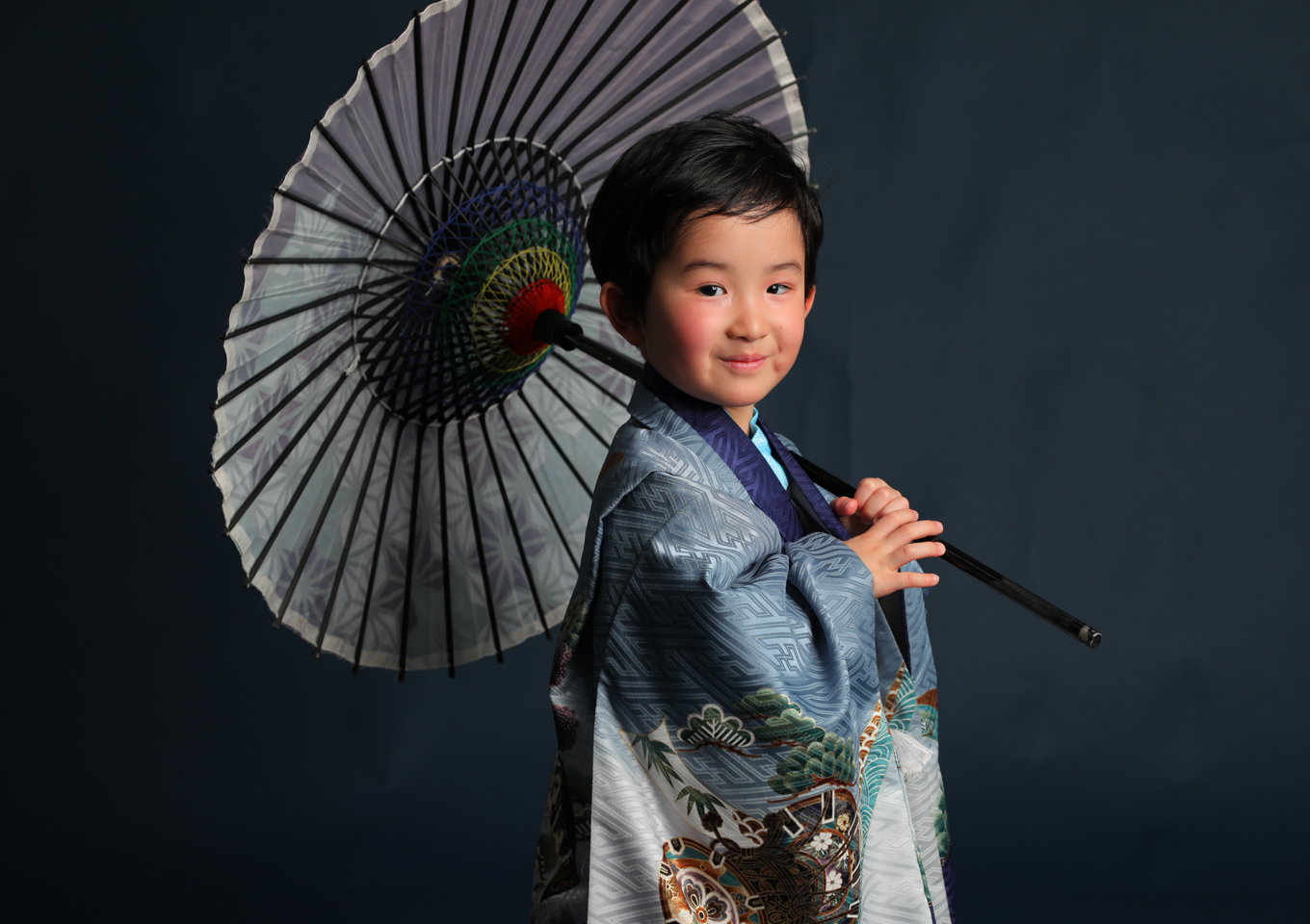 七五三　753　5歳　袴羽織