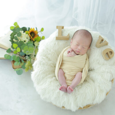 アニーズスタジオ　写真館　ニューボーンフォト　赤ちゃん　生後１か月
