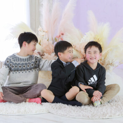 アニーズスタジオ　写真館　フォトスタジオ　兄弟写真　記念　入学記念