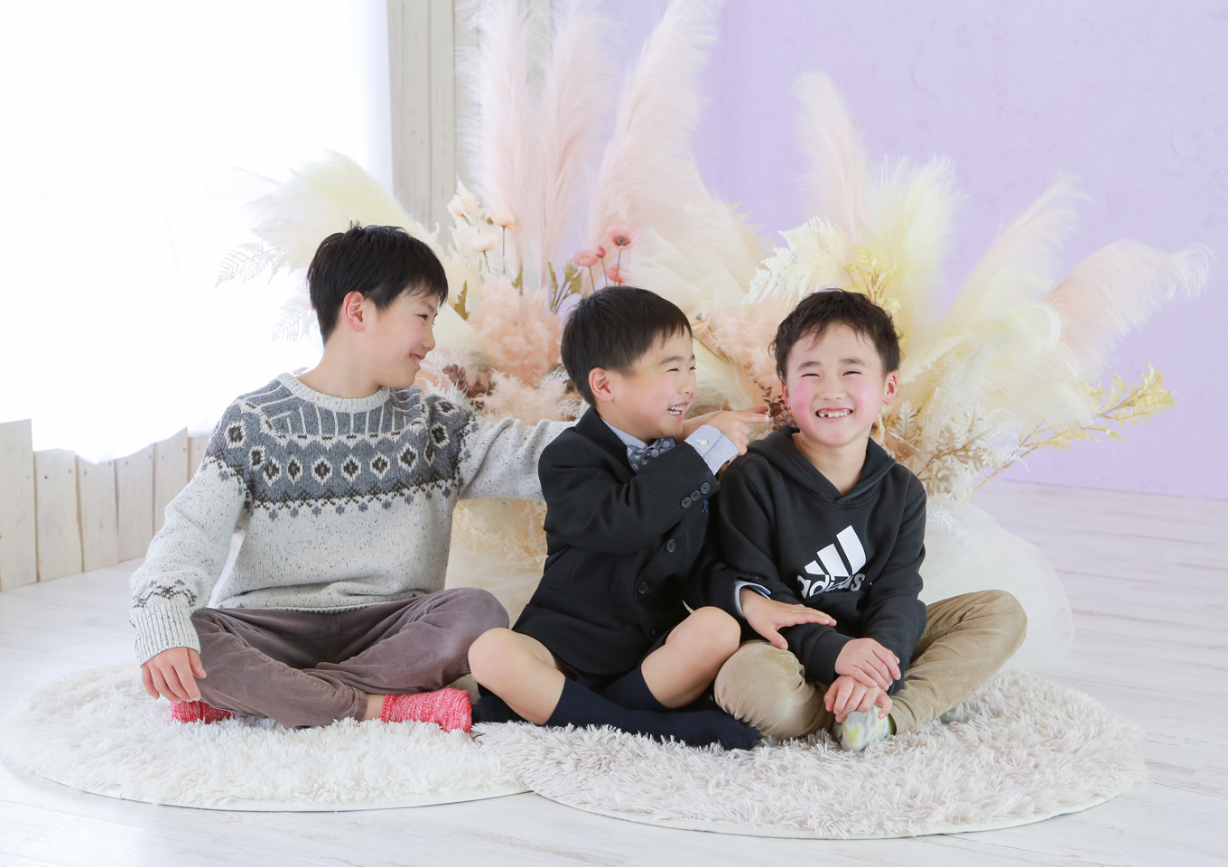 アニーズスタジオ　写真館　フォトスタジオ　兄弟写真　記念　入学記念