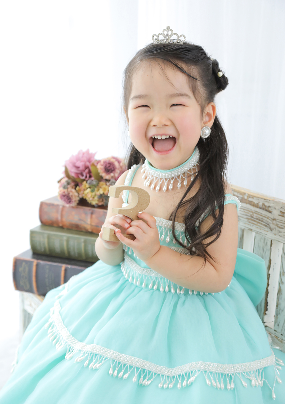 753　七五三　フォトスタジオ　写真館　アニーズスタジオ　ドレス　3歳　