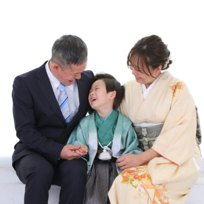 家族撮影　七五三　和装　5歳七五三
