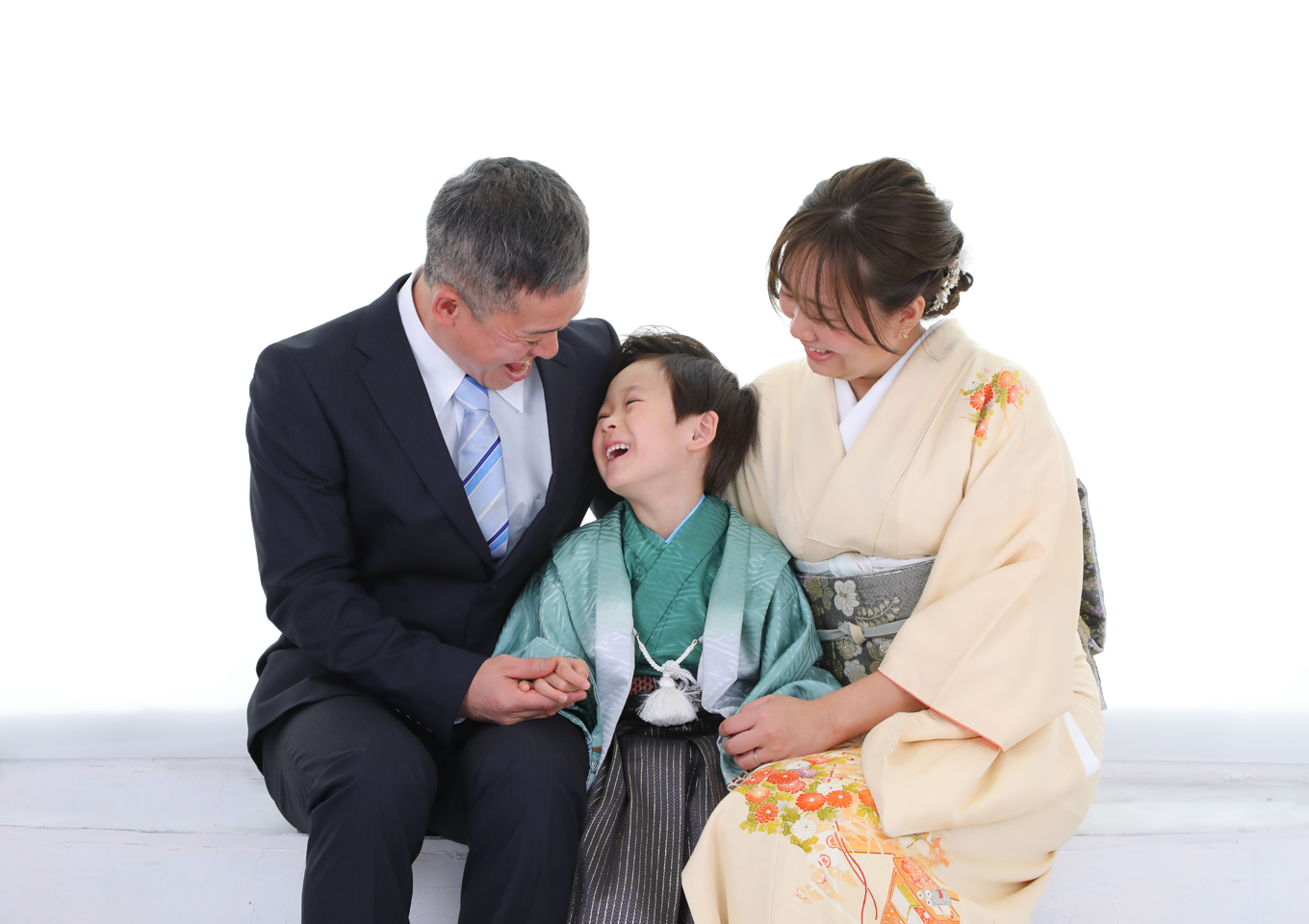 家族撮影　七五三　和装　5歳七五三