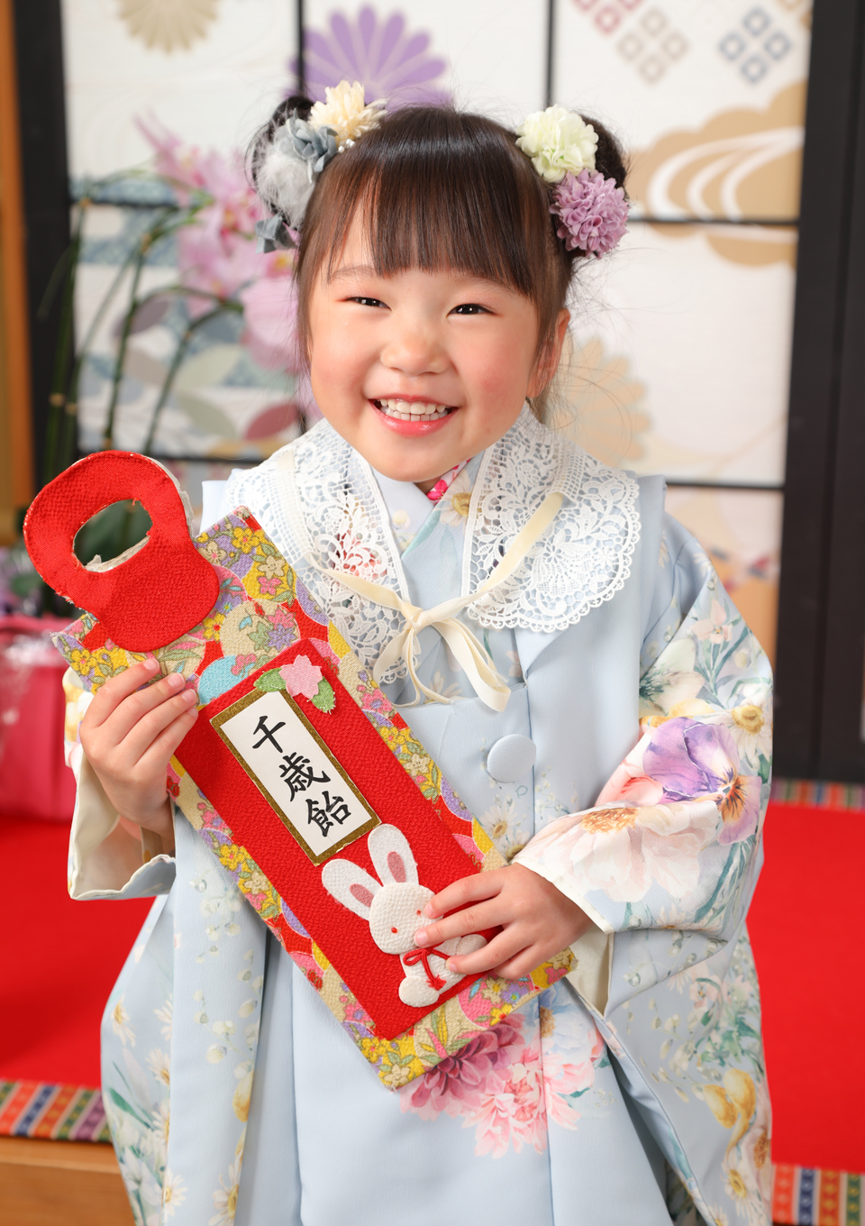 七五三　和装　着物　お被布