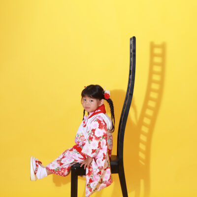 七五三　3歳　被布