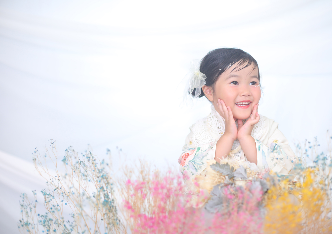 七五三　3歳　被布