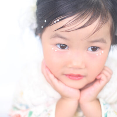七五三　3歳　被布